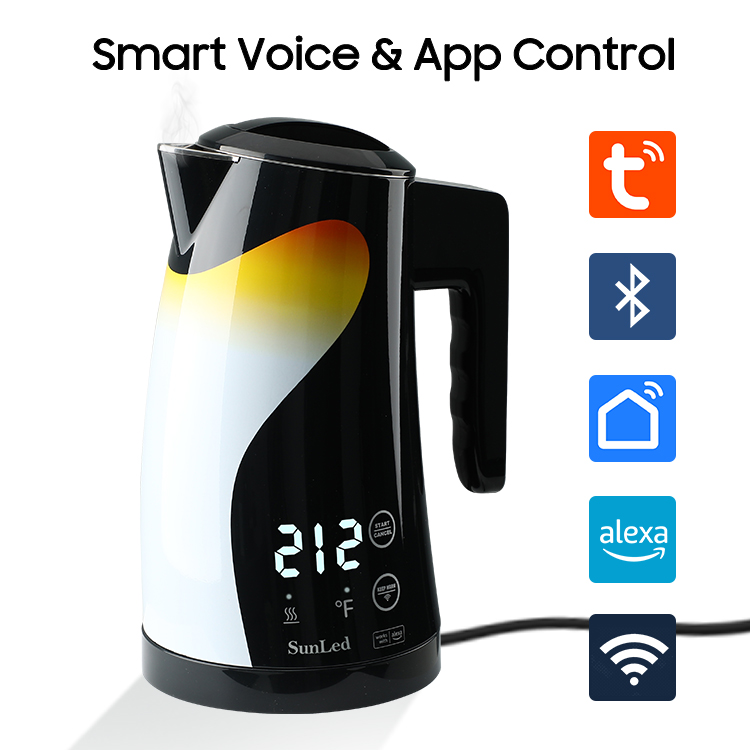 smart electric kettle with alexa system, an ideal choice for children and oldmen.